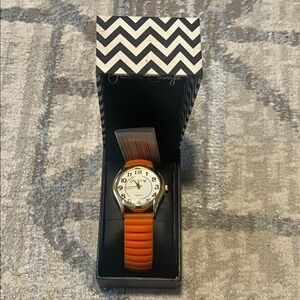 Orange Strap Men's Watch